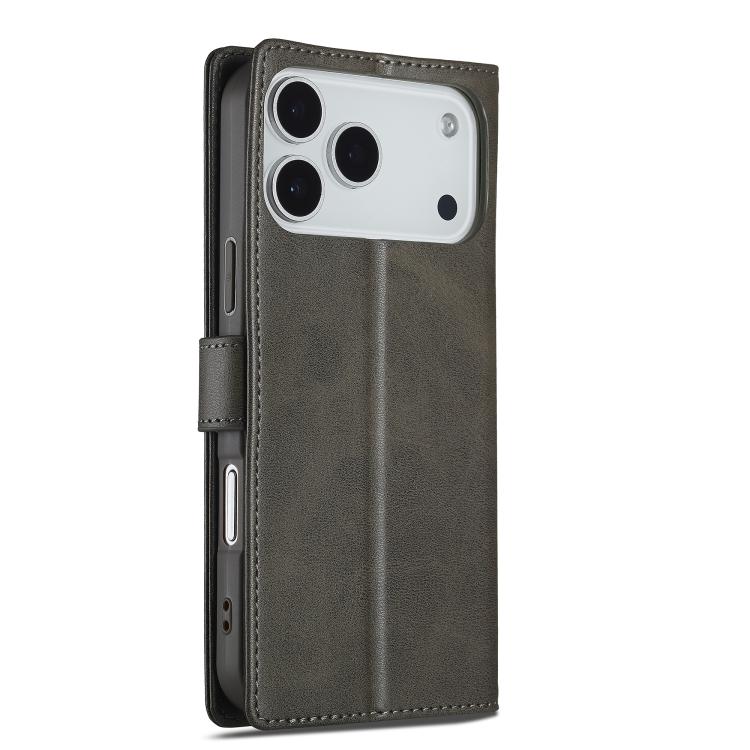 LC.IMEEKE Calf Texture Horizontal Flip Leather Case For iPhone 17 Pro Max