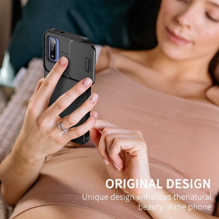 For Motorola Moto G Power 2022 Sliding Camshield TPU + PC Phone Case