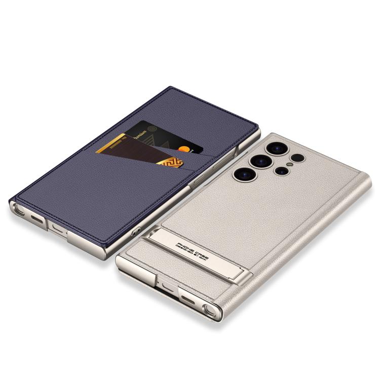 For Samsung Galaxy S25 Ultra 5G GKK Triumph Ultra-Thin Flip Leather Case without Pen