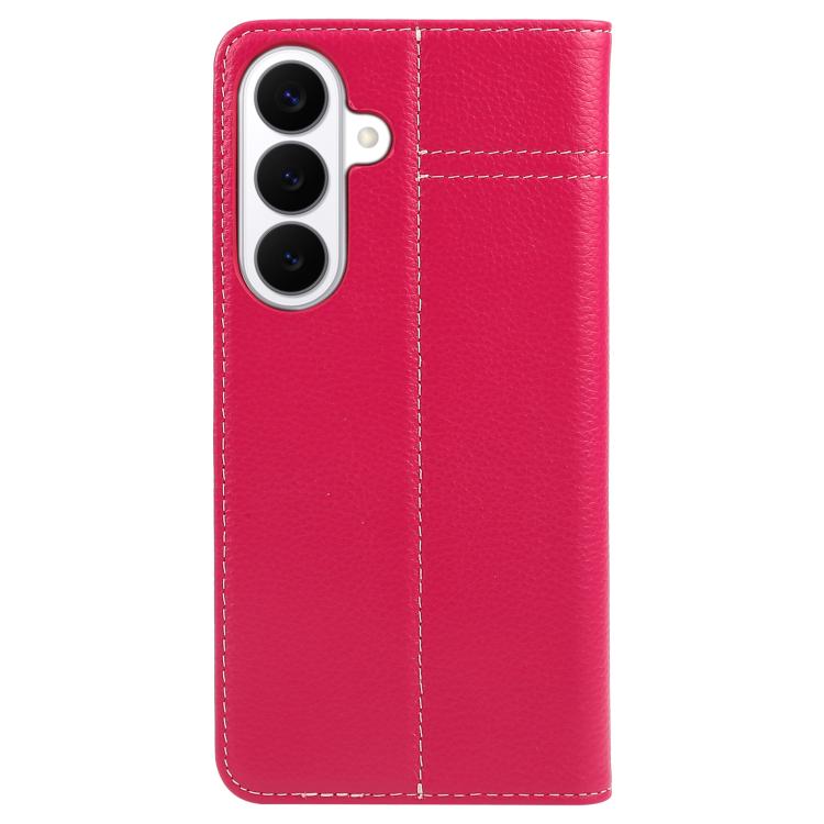 For Galaxy S26 5G GEBEI Top-grain Horizontal Flip Leather Phone Case