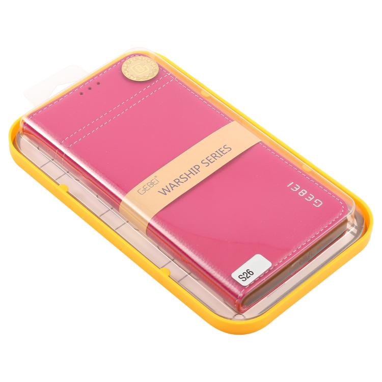 For Galaxy S26 5G GEBEI Top-grain Horizontal Flip Leather Phone Case