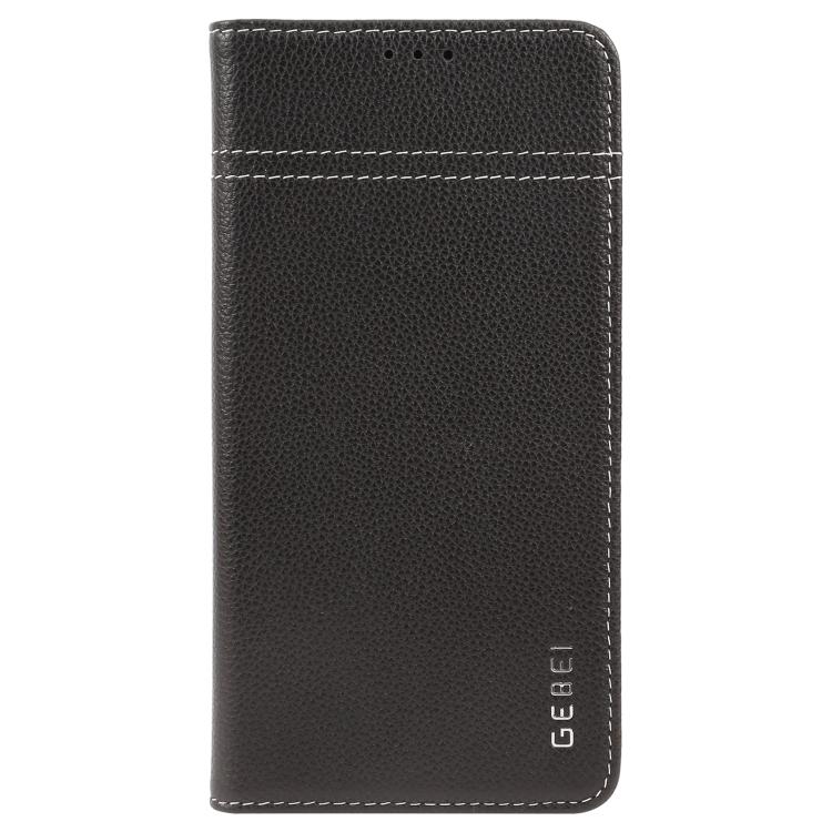 For Galaxy S26 5G GEBEI Top-grain Horizontal Flip Leather Phone Case