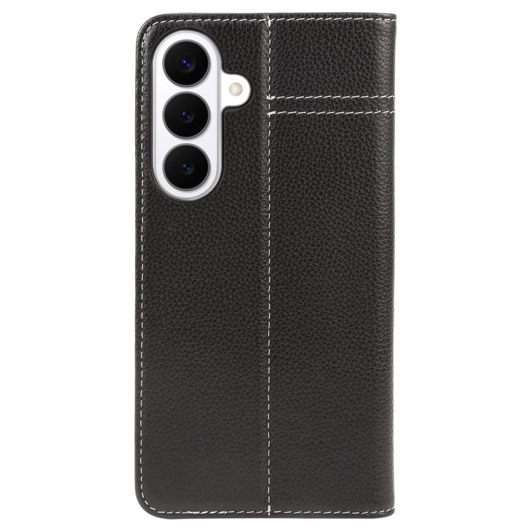 For Galaxy S26 5G GEBEI Top-grain Horizontal Flip Leather Phone Case