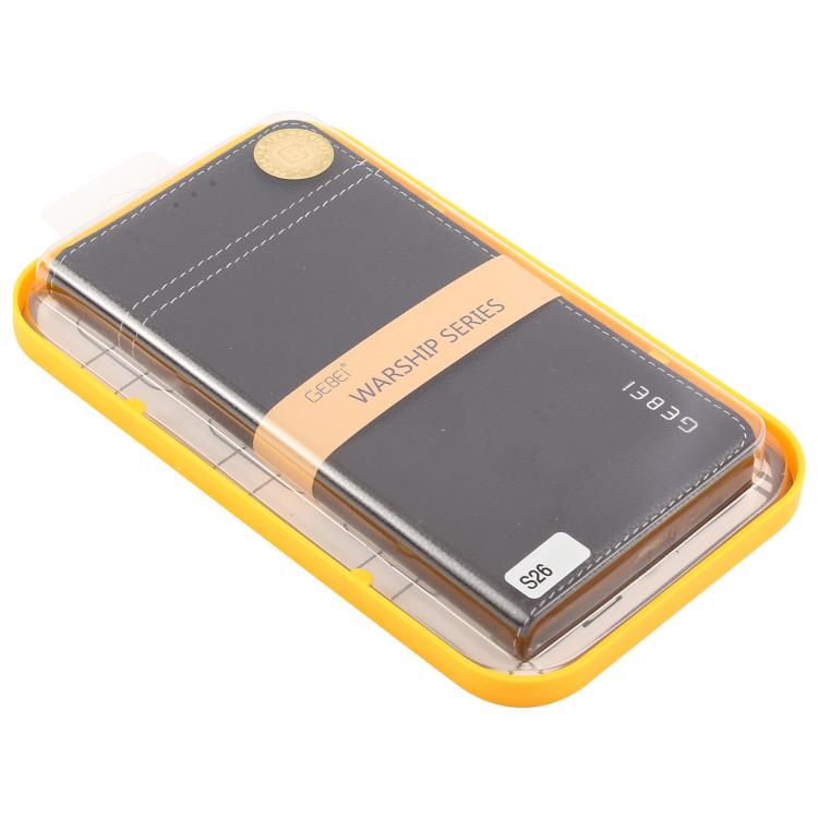 For Galaxy S26 5G GEBEI Top-grain Horizontal Flip Leather Phone Case