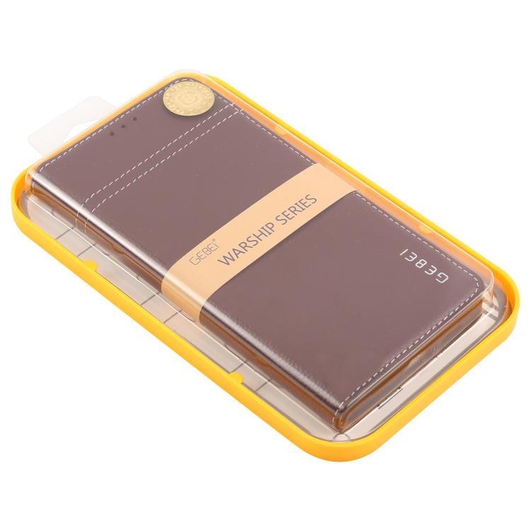 For Galaxy S26 Ultra 5G GEBEI Top-grain Horizontal Flip Leather Phone Case
