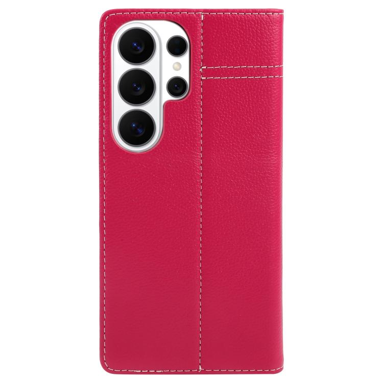 For Galaxy S26 Ultra 5G GEBEI Top-grain Horizontal Flip Leather Phone Case