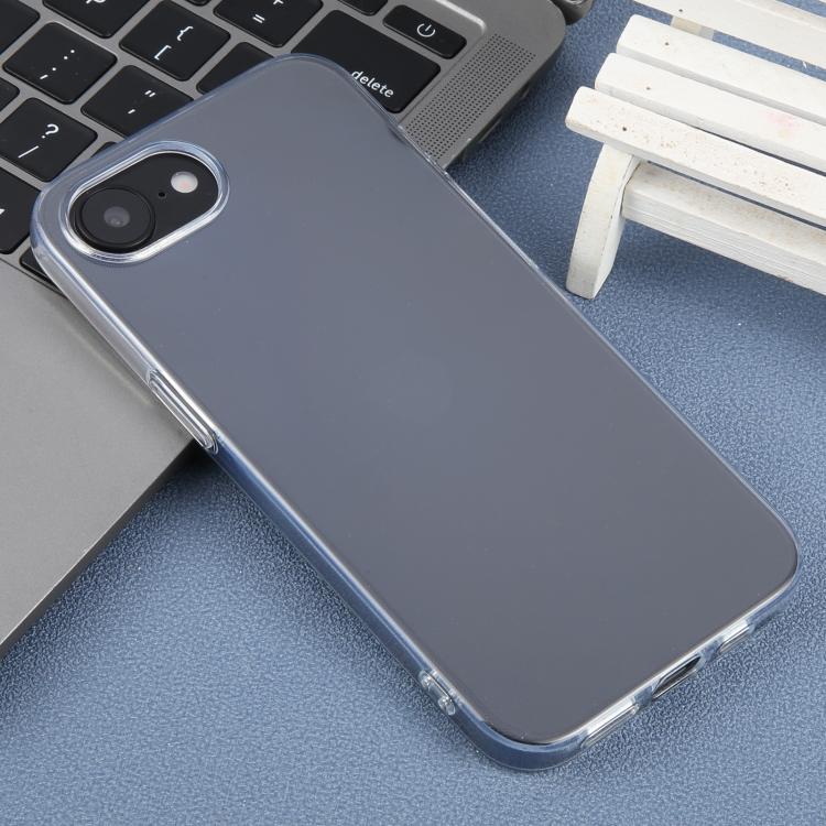 For iPhone 17e / 16e ZGA Clear TPU Shockproof Phone Case - Transparent