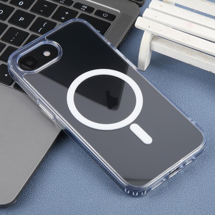 For iPhone 17e / 16e ZGA Magsafe Clear PC Hybrid TPU Phone Case - Transparent