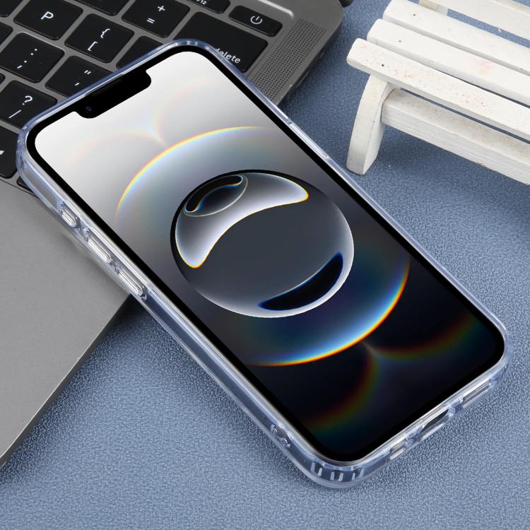 For iPhone 17e / 16e ZGA Magsafe Clear PC Hybrid TPU Phone Case - Transparent