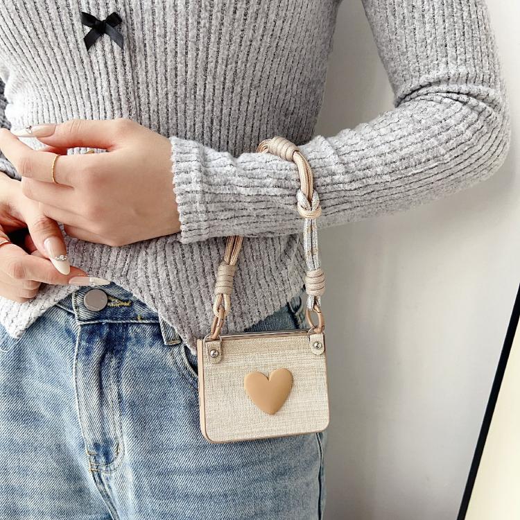 For Huawei Pura X Illusory Color Leather Texture PC Phone Case with Color Strap