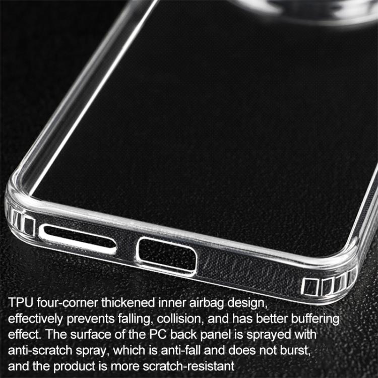 For Huawei Mate 70 Crystal TPU + PC Airbag Shockproof Phone Case - Transparent