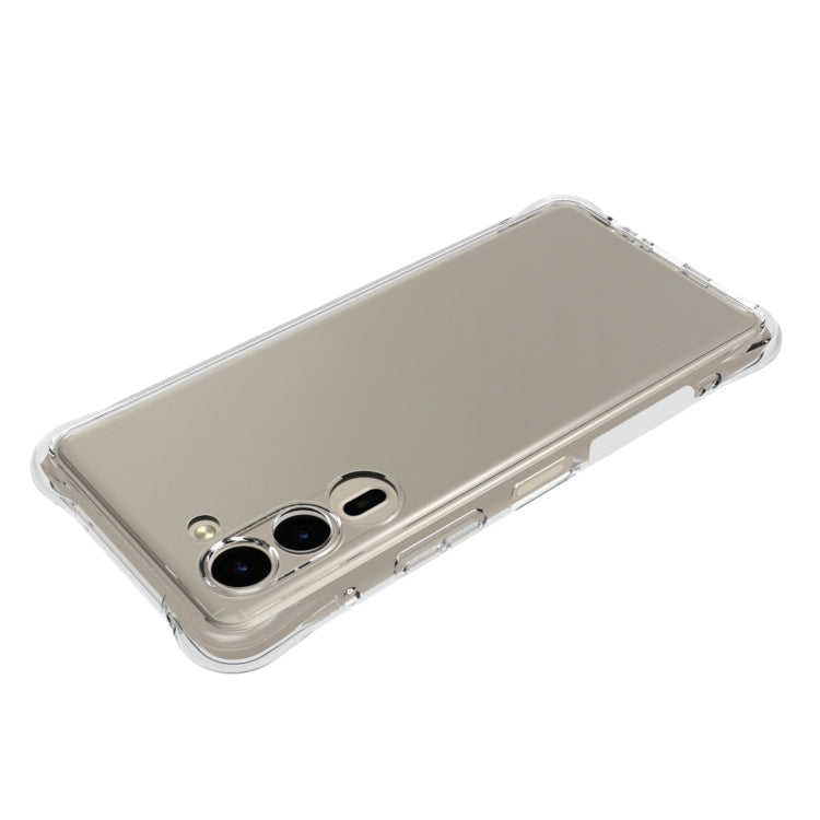 For Fujitsu Arrows We2 Plus F-51E Shockproof Non-slip Thickening TPU Phone Case - Transparent