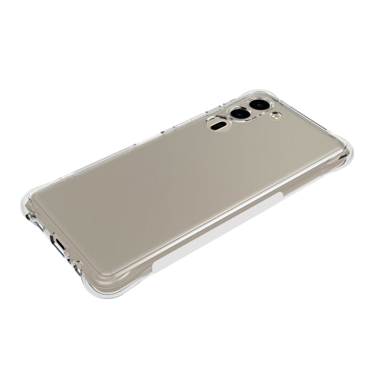 For Fujitsu Arrows We2 Plus F-51E Shockproof Non-slip Thickening TPU Phone Case - Transparent