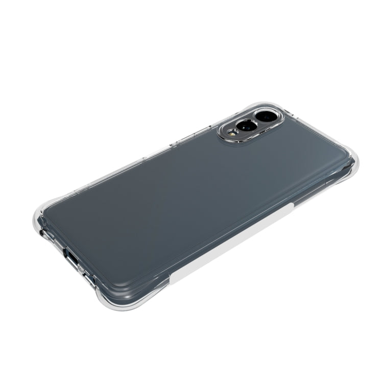 For Fujitsu Arrows We2 F-52E Shockproof Non-slip Thickening TPU Phone Case - Transparent