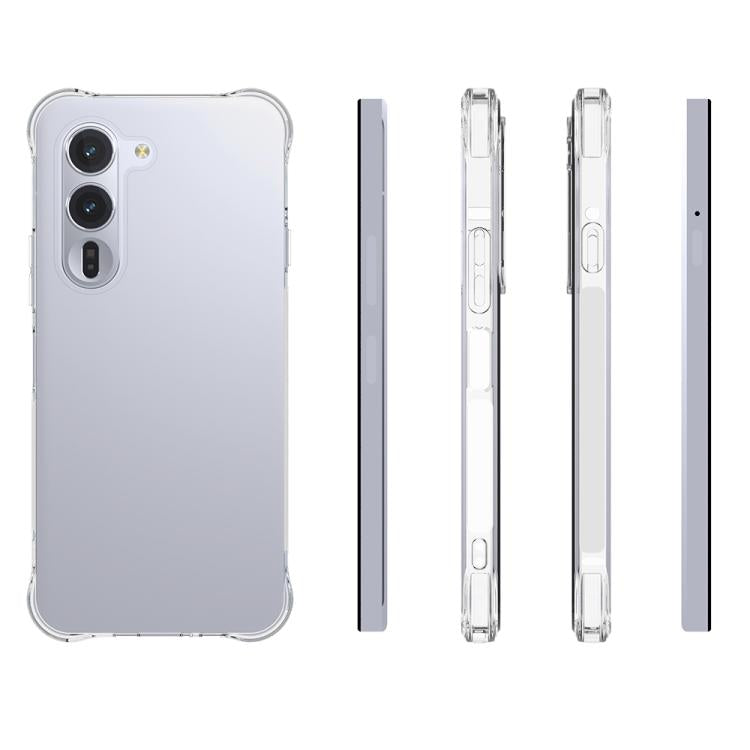 For Fujitsu Arrows Alpha F-51F Shockproof Non-slip Thickening TPU Phone Case - Transparent