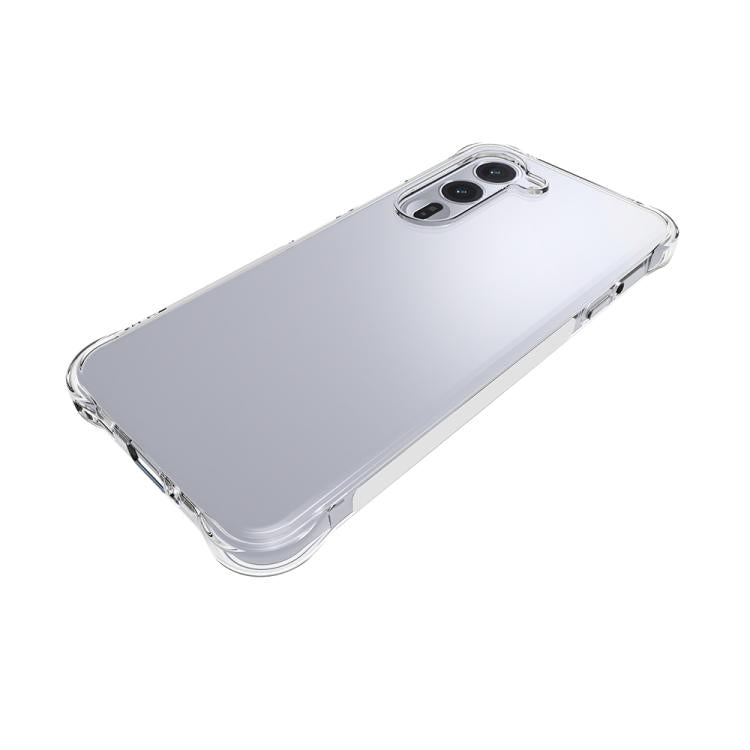 For Fujitsu Arrows Alpha F-51F Shockproof Non-slip Thickening TPU Phone Case - Transparent