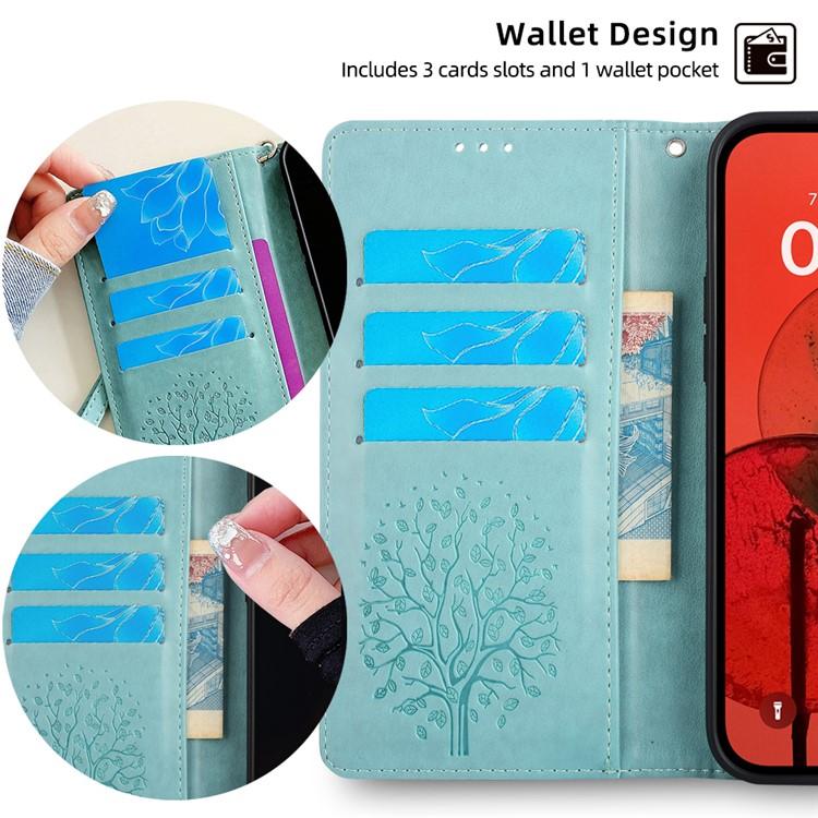 For OPPO Find X8 Ultra Tree & Deer Embossed Leather Phone Case