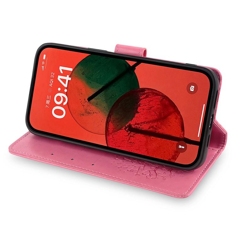 For OPPO Find X9 Pro Tree & Deer Embossed Leather Phone Case