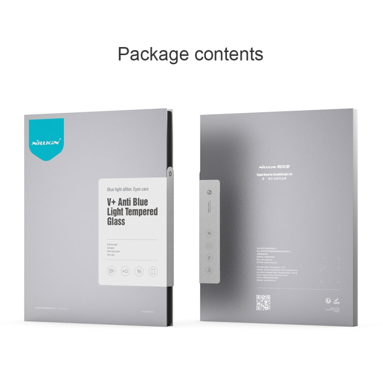 For iPad Pro 11 2025 / 2024 NILLKIN V+ Series Anti-Blue Light Tempered Glass Protective Film