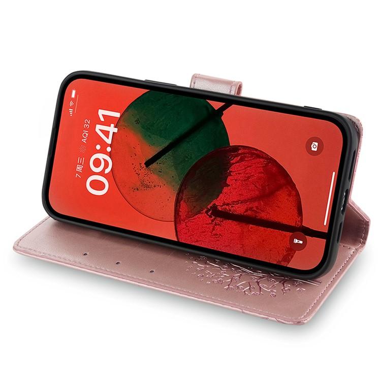 For vivo X300 Tree & Deer Embossed Leather Phone Case