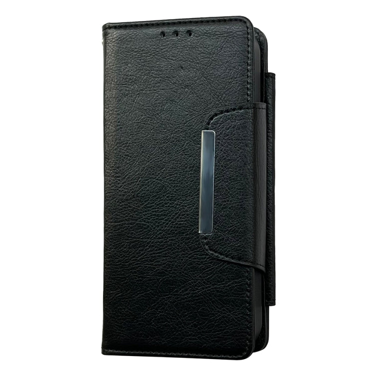 For iPhone 16 Pro Max Multifunctional 7-Cards Wallet Leather Phone Case