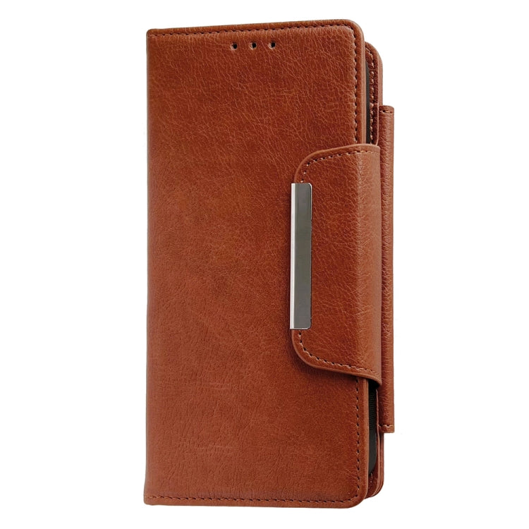 For iPhone 16 Pro Max Multifunctional 7-Cards Wallet Leather Phone Case