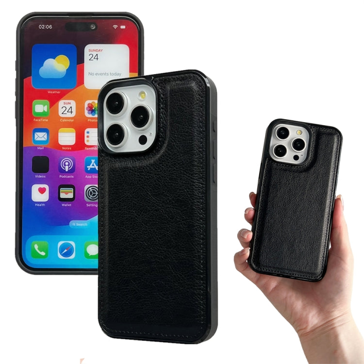 For iPhone 16 Pro Multifunctional 7-Cards Wallet Leather Phone Case
