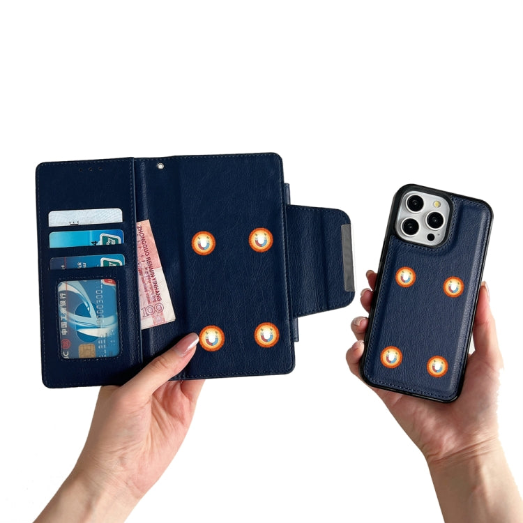 For iPhone 16 Pro Multifunctional 7-Cards Wallet Leather Phone Case