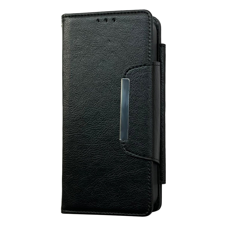 For iPhone 16 Multifunctional 7-Cards Wallet Leather Phone Case