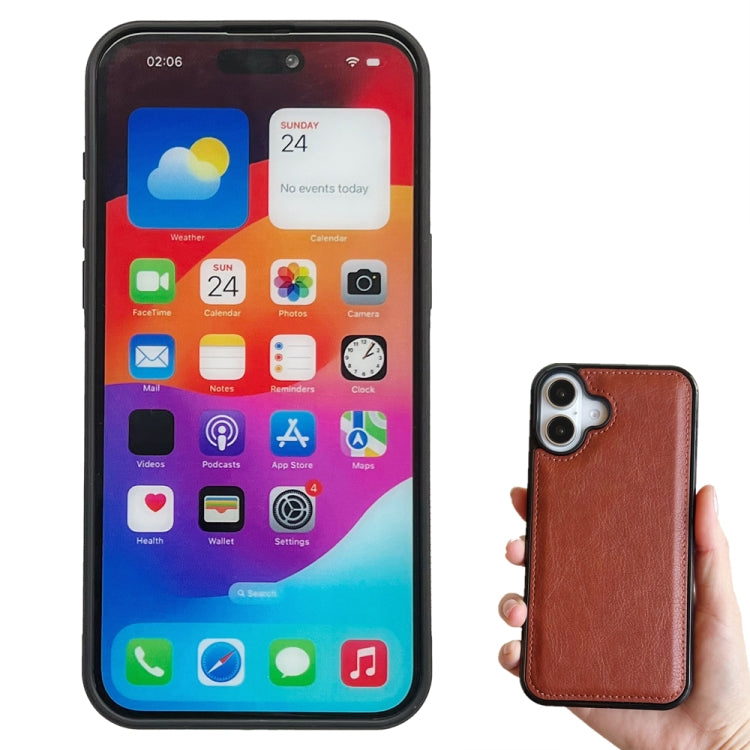 For iPhone 16 Multifunctional 7-Cards Wallet Leather Phone Case