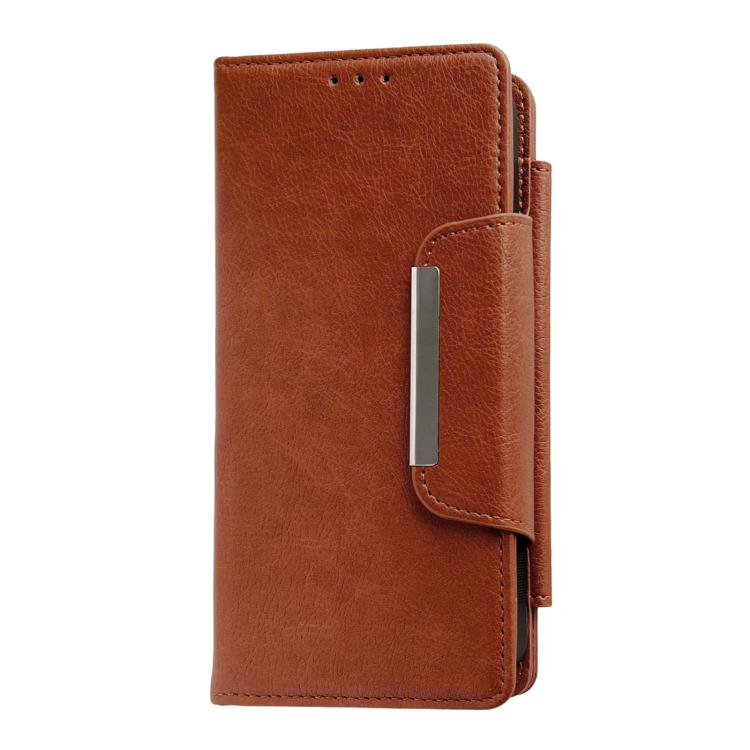For iPhone 17e / 16e Multifunctional 7-Cards Wallet Leather Phone Case