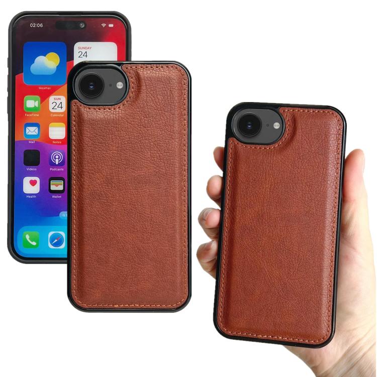 For iPhone 17e / 16e Multifunctional 7-Cards Wallet Leather Phone Case
