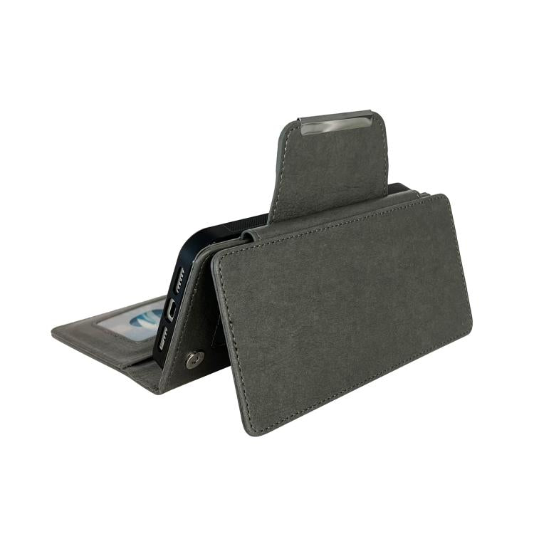 For iPhone 17 Pro Multifunctional 7-Cards Wallet Leather Phone Case