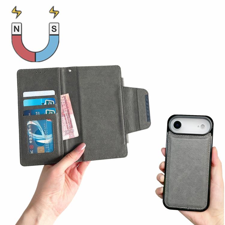 For iPhone Air Multifunctional 7-Cards Wallet Leather Phone Case