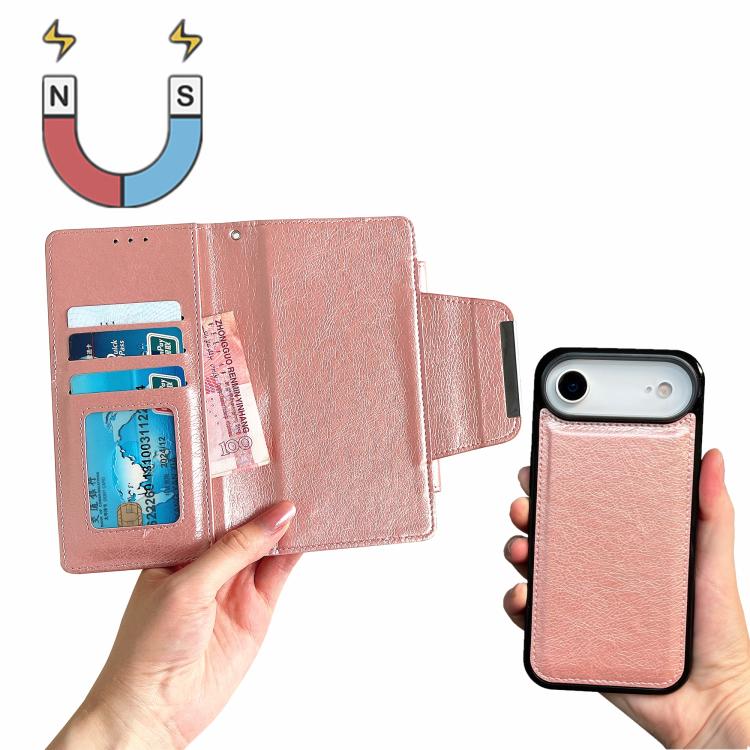 For iPhone Air Multifunctional 7-Cards Wallet Leather Phone Case