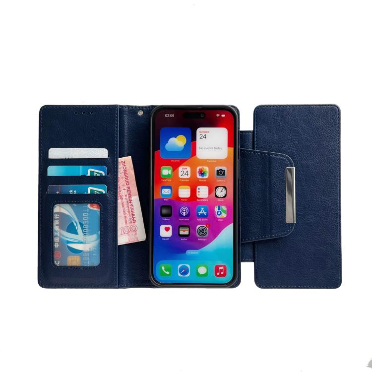 For iPhone Air Multifunctional 7-Cards Wallet Leather Phone Case