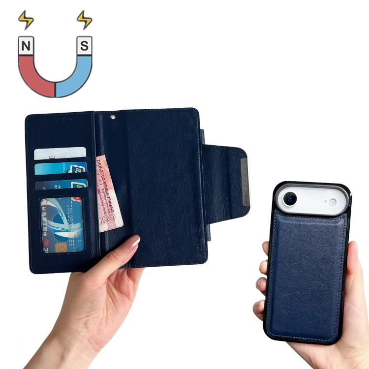For iPhone Air Multifunctional 7-Cards Wallet Leather Phone Case