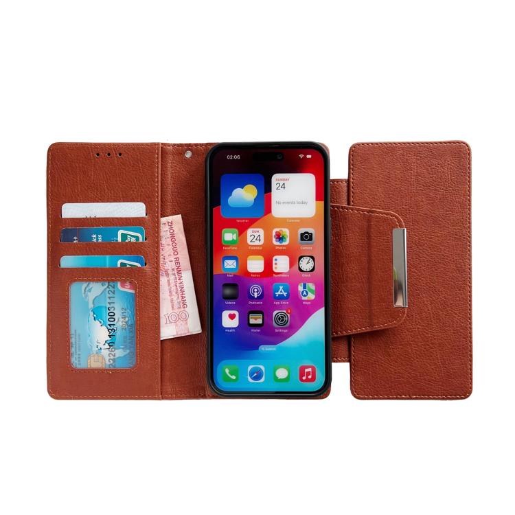 For iPhone Air Multifunctional 7-Cards Wallet Leather Phone Case