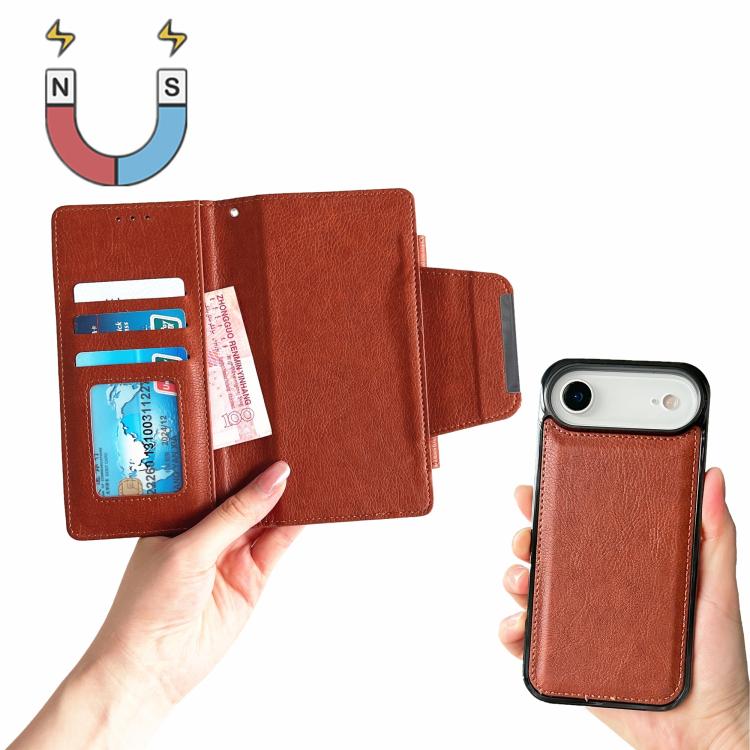 For iPhone Air Multifunctional 7-Cards Wallet Leather Phone Case