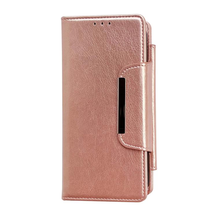 For iPhone 17 Multifunctional 7-Cards Wallet Leather Phone Case