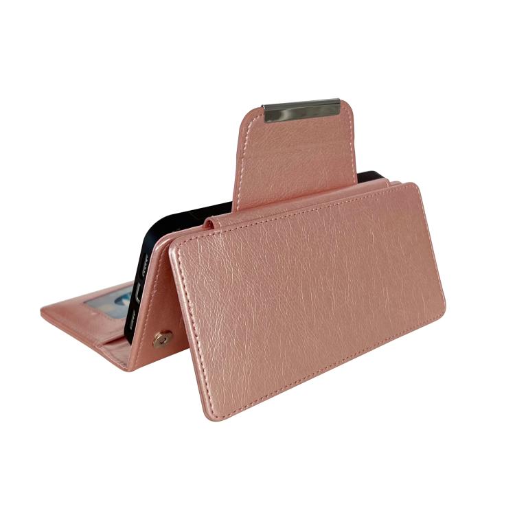 For iPhone 17 Multifunctional 7-Cards Wallet Leather Phone Case