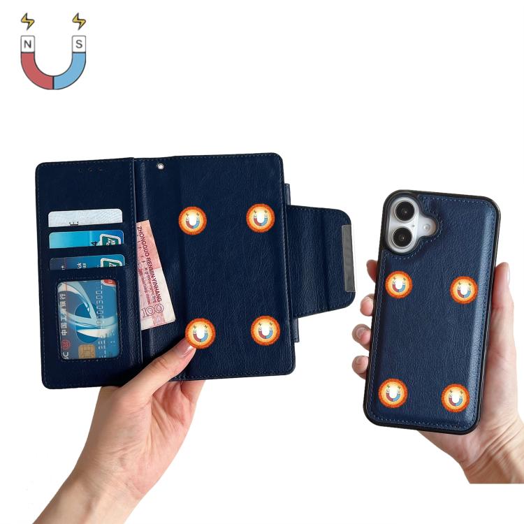 For iPhone 17 Multifunctional 7-Cards Wallet Leather Phone Case