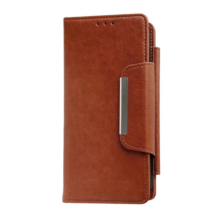 For iPhone 17 Multifunctional 7-Cards Wallet Leather Phone Case