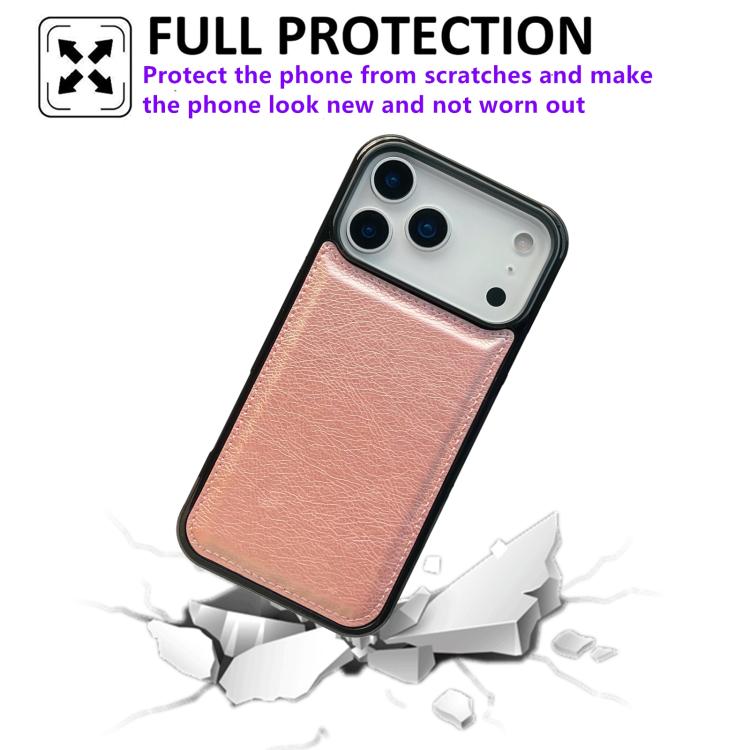 For iPhone 17 Pro Max Cowhide Texture Back Cover Phone Case