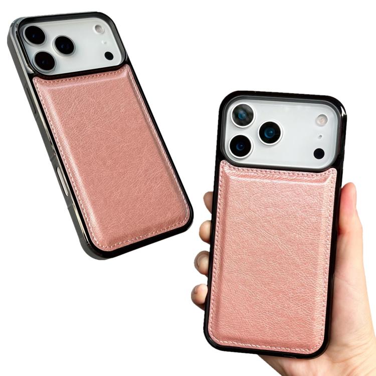 For iPhone 17 Pro Cowhide Texture Back Cover Phone Case