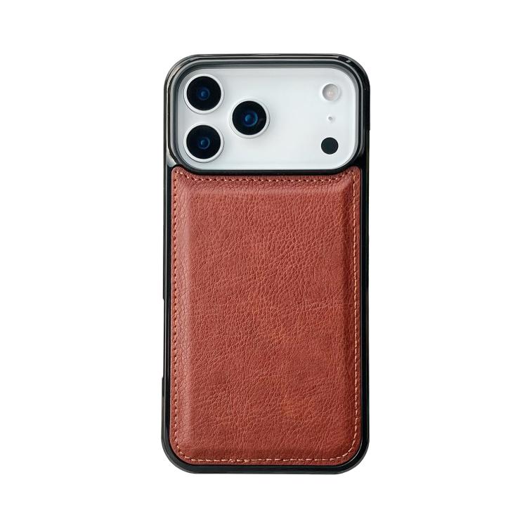 For iPhone 17 Pro Cowhide Texture Back Cover Phone Case