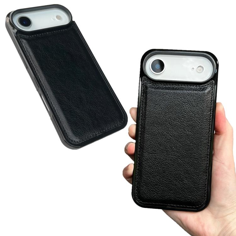 For iPhone Air Cowhide Texture Back Cover Phone Case