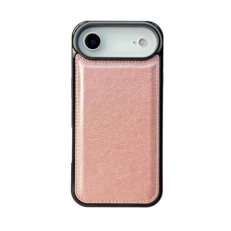 For iPhone Air Cowhide Texture Back Cover Phone Case