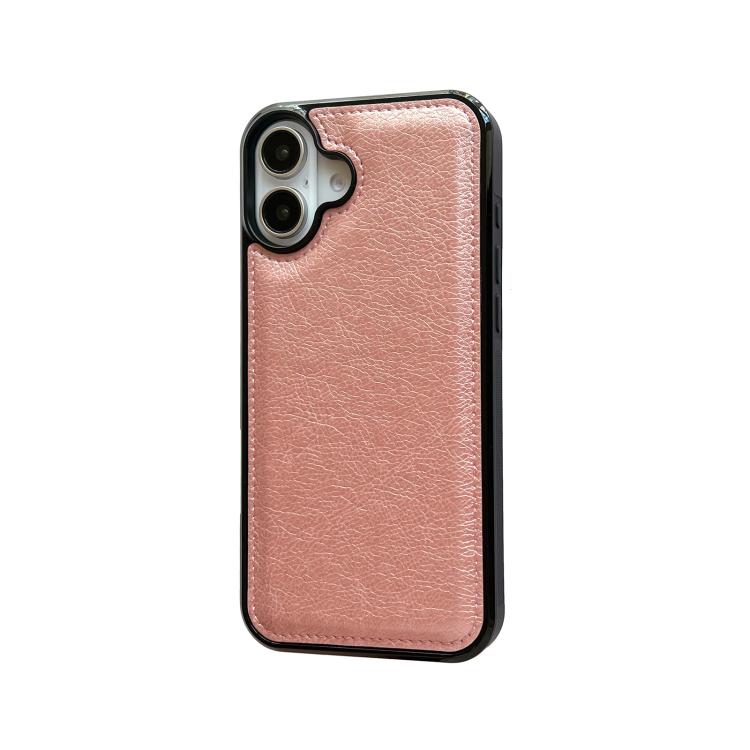 For iPhone 17 Cowhide Texture Back Cover Phone Case