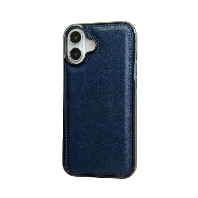 For iPhone 17 Cowhide Texture Back Cover Phone Case